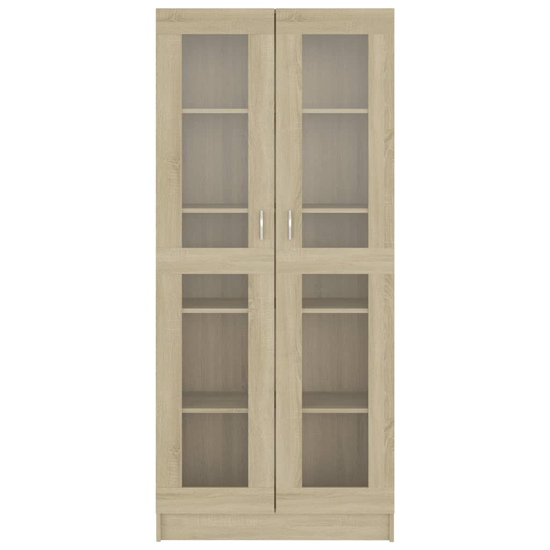 Axtan Wooden Display Cabinet With 2 Doors In Sonoma Oak