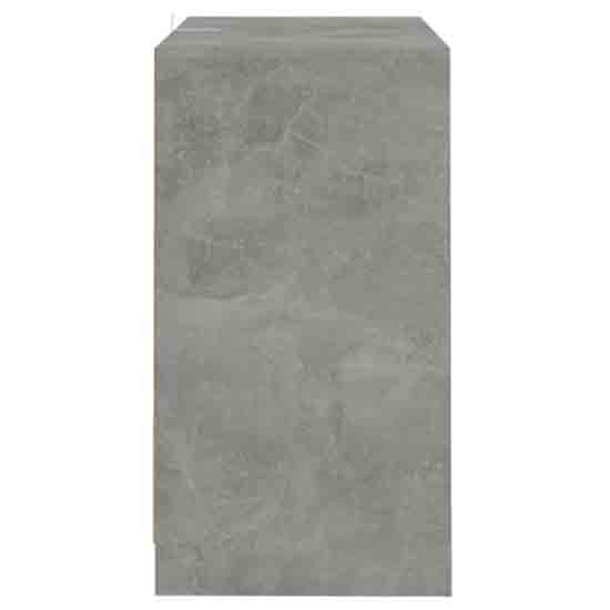 Axton Wooden Storage Cabinet With 4 Doors In Concrete Grey