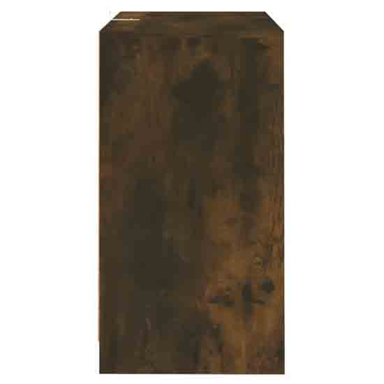 Axton Wooden Storage Cabinet With 4 Doors In Smoked Oak
