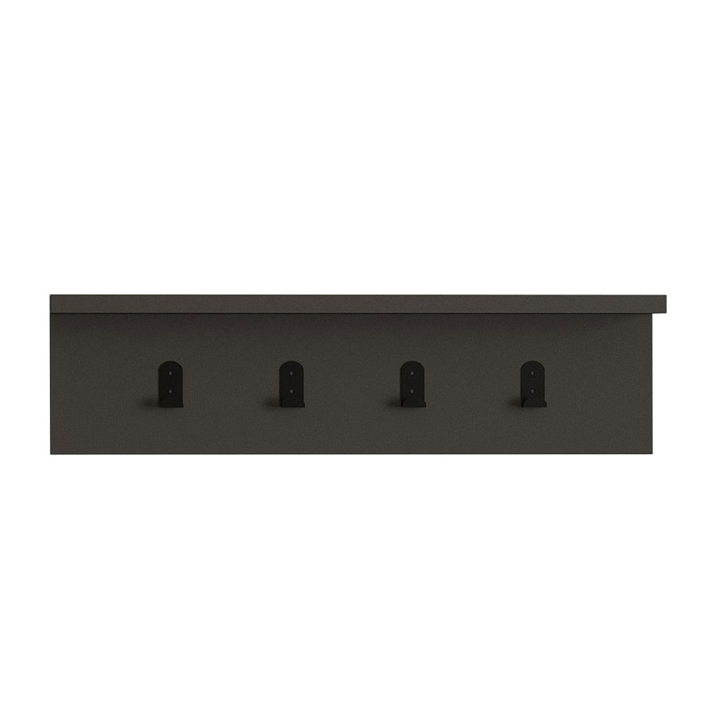 Ayla Wooden Coat Rack in Anthracite
