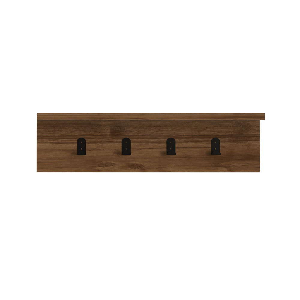 Ayla Wooden Coat Rack in Walnut