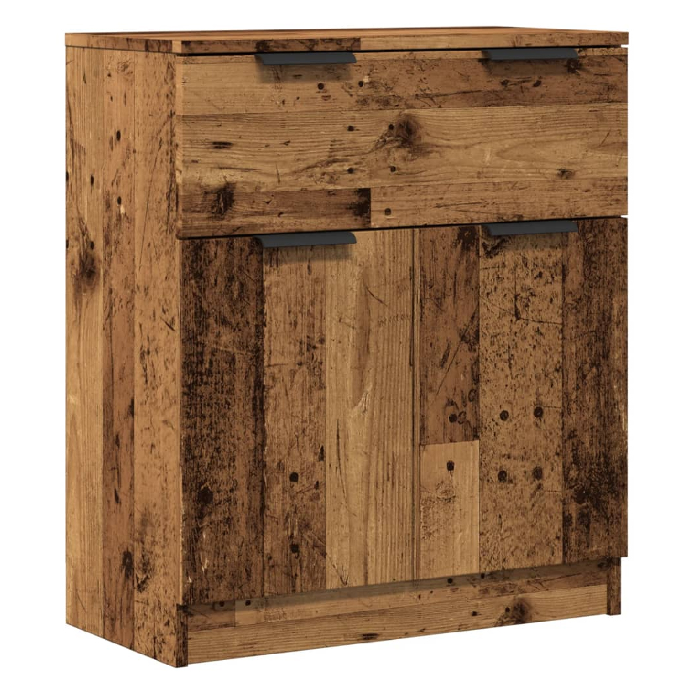 Aylesbury Wooden Sideboard With 2 Doors 1 Drawer In Brown Oak