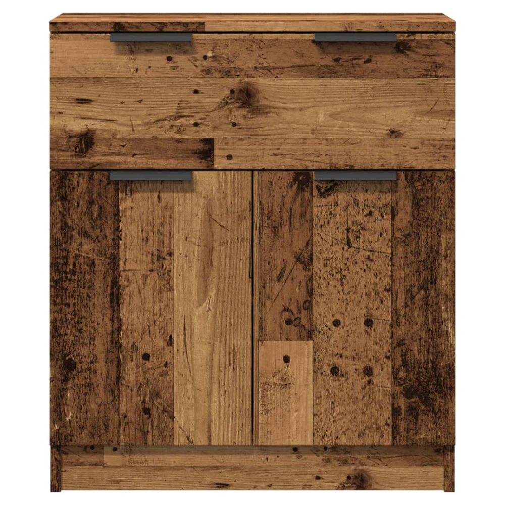 Aylesbury Wooden Sideboard With 2 Doors 1 Drawer In Brown Oak