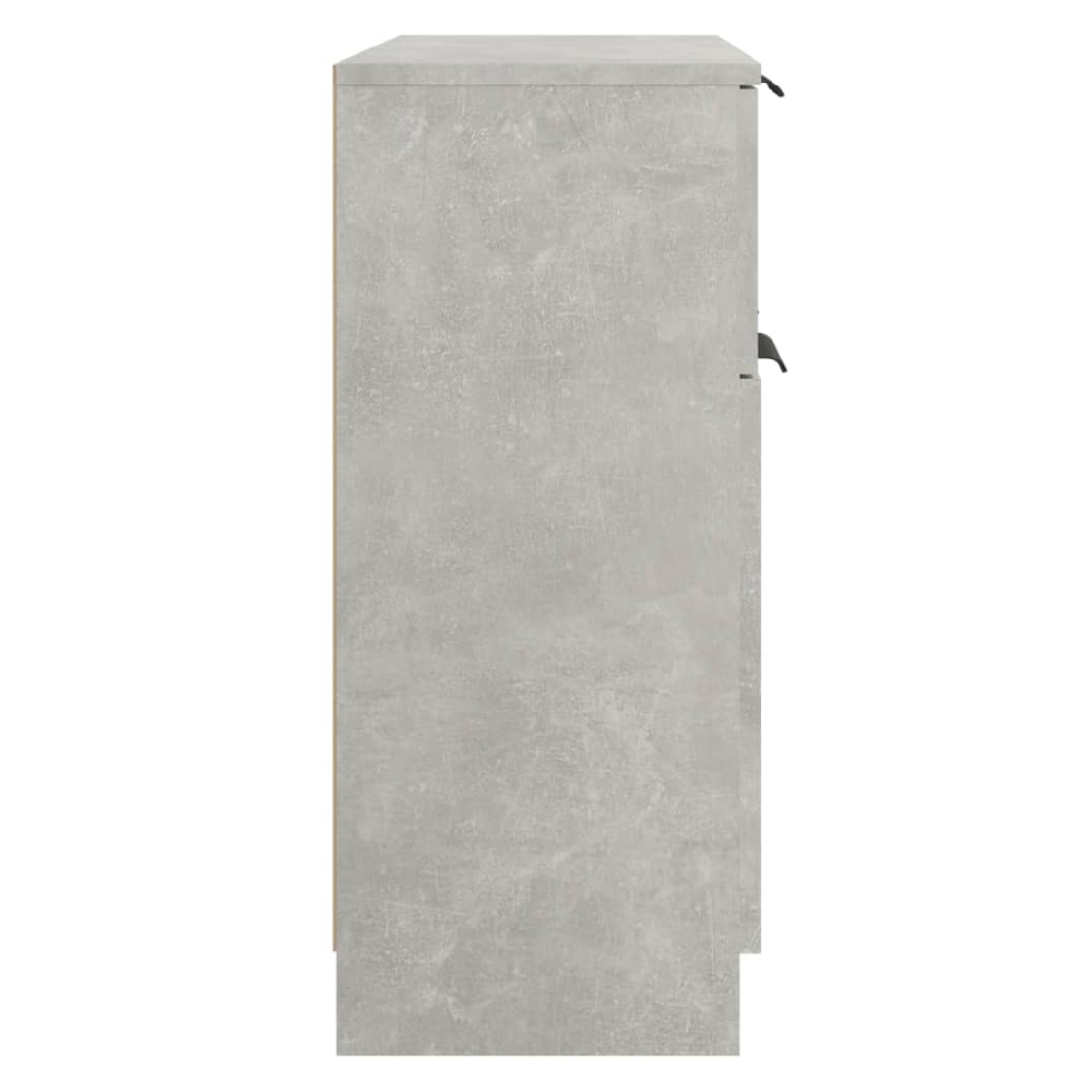 Aylesbury Wooden Sideboard With 2 Doors 1 Drawer In Concrete Grey