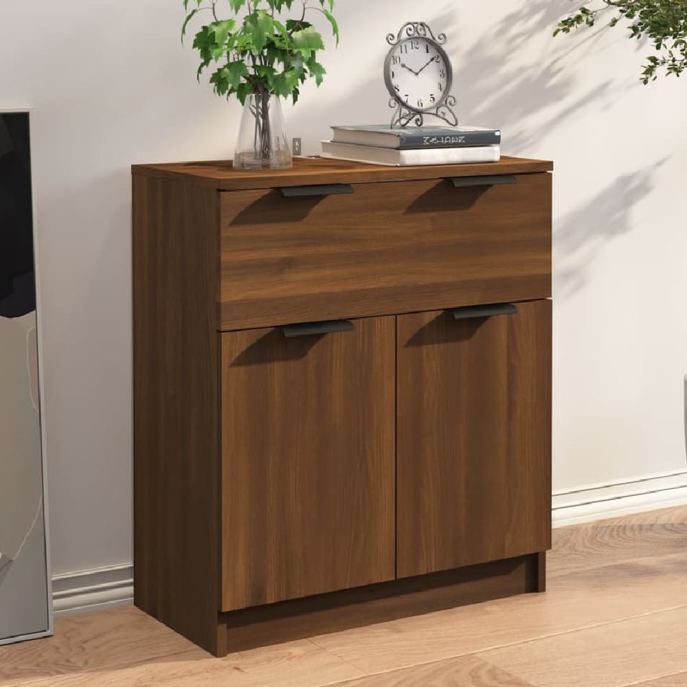 Read more about Aylesbury wooden sideboard with 2 doors 1 drawer in dark brown