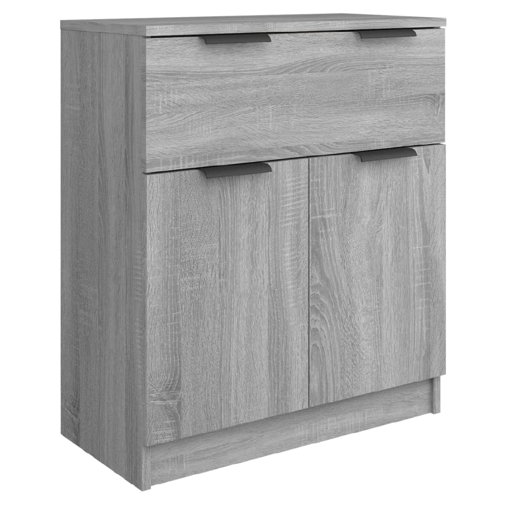 Aylesbury Wooden Sideboard With 2 Doors 1 Drawer In Grey Sonoma