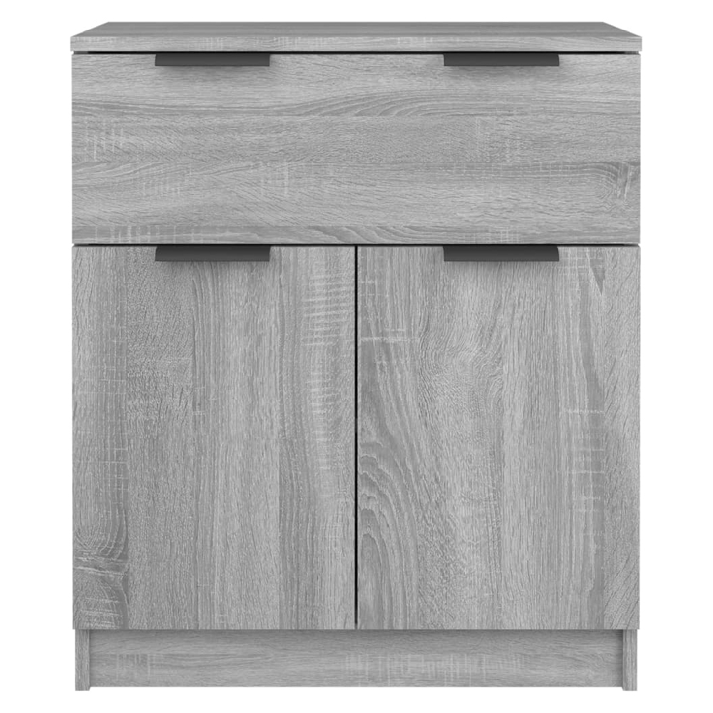 Aylesbury Wooden Sideboard With 2 Doors 1 Drawer In Grey Sonoma