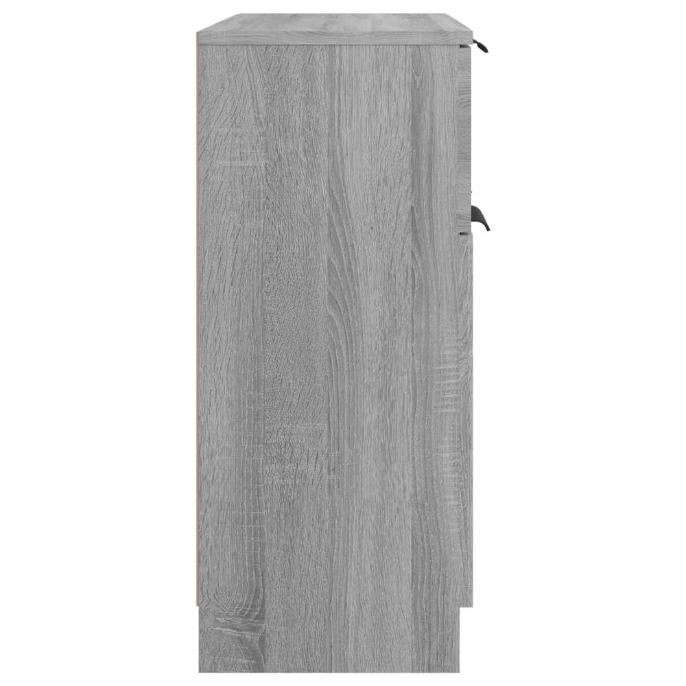 Aylesbury Wooden Sideboard With 2 Doors 1 Drawer In Grey Sonoma