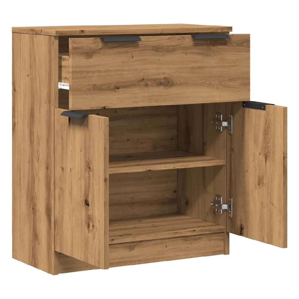 Aylesbury Wooden Sideboard With 2 Doors 1 Drawer In Oak