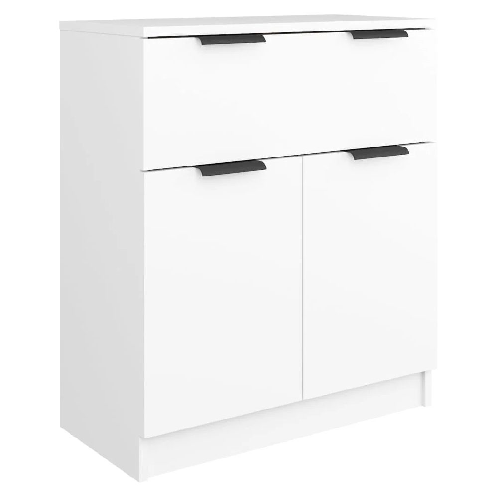 Aylesbury Wooden Sideboard With 2 Doors 1 Drawer In White