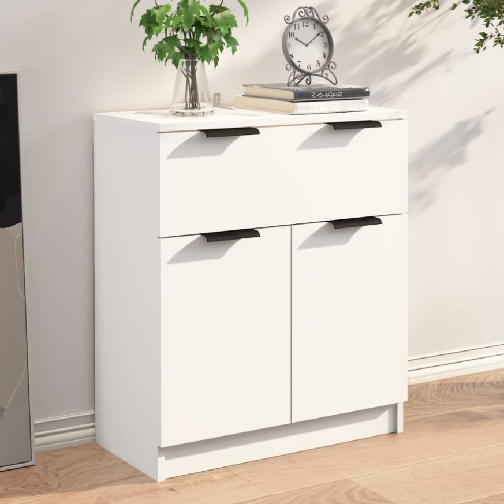 Read more about Aylesbury wooden sideboard with 2 doors 1 drawer in white