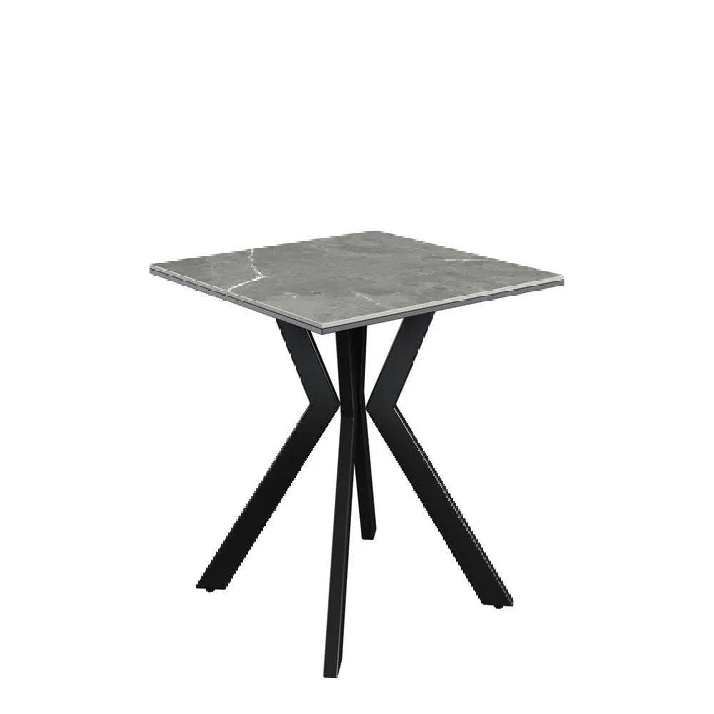Read more about Azido ceramic square side table in matte grey