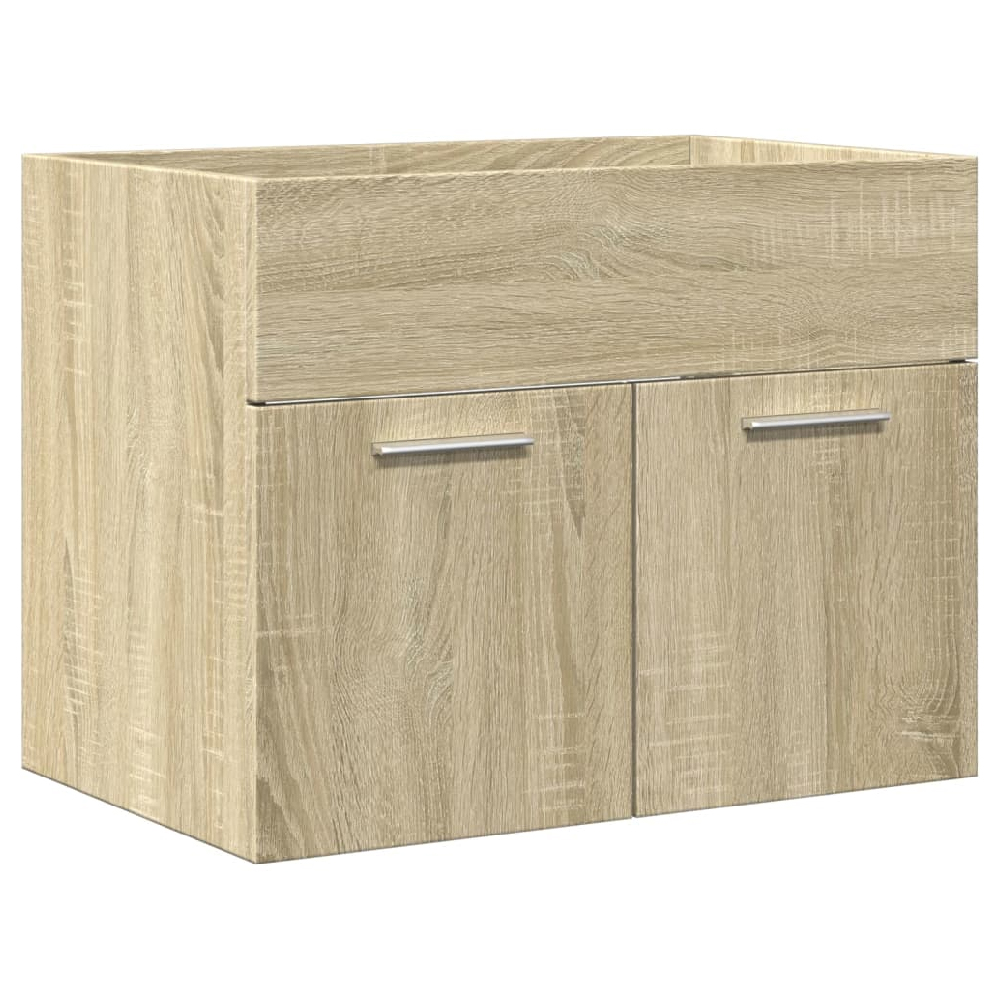 Aztec Wooden 2 Piece Bathroom Furniture Set In Sonoma Oak
