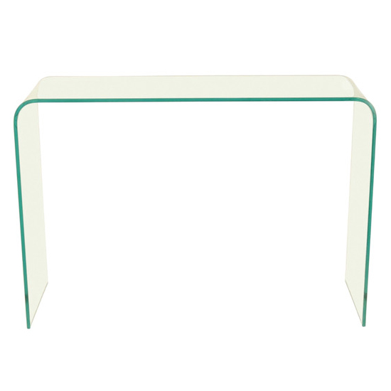 Read more about Azure curved glass console table in clear