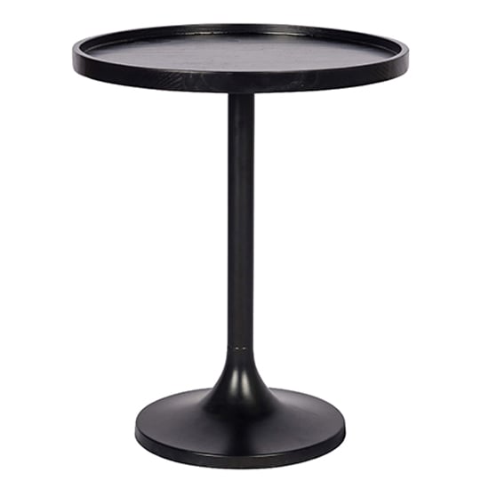 Read more about Babette metal lamp table round in black