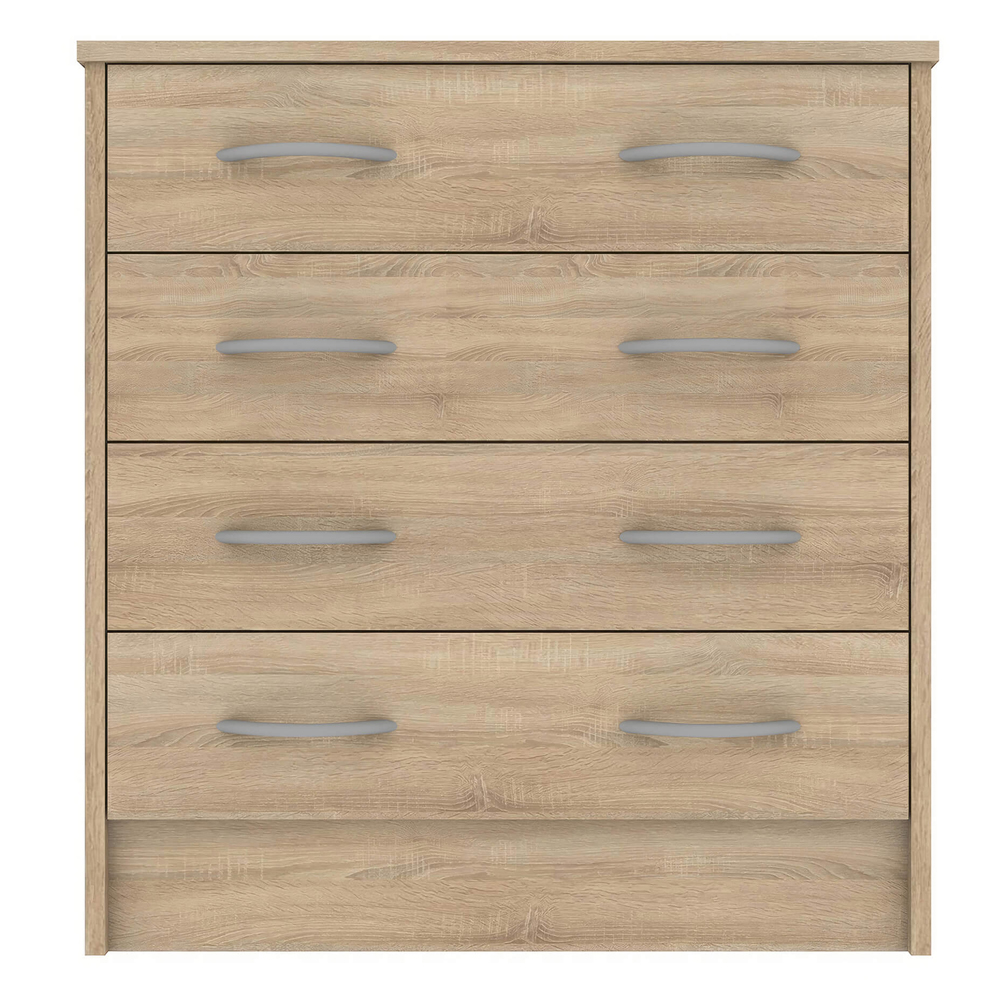 Babylon Wooden Bedroom Set With 2 Doors Wardrobe In Oak