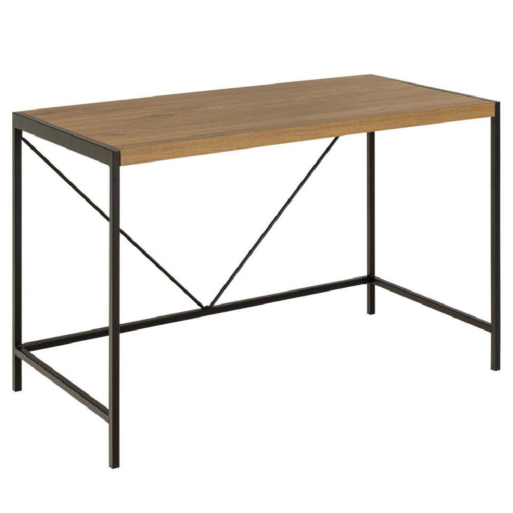 Bagdad Wooden Rectangular Laptop Desk In Rustic Oak