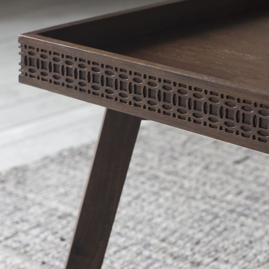 Bahia Square Wooden Coffee Table In Brown_3