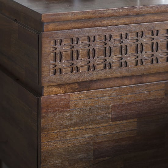 Bahia Wooden Bedside Cabinet In Brown_3