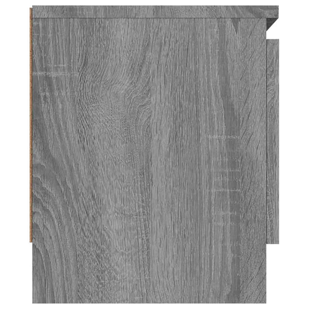 Baina 102cm Wooden TV Stand With 2 Doors - Grey Sonoma