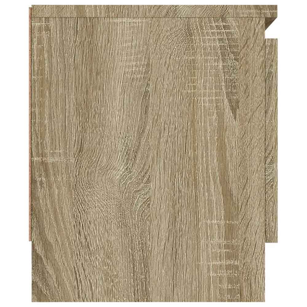 Baina 102cm Wooden TV Stand With 2 Doors - Sonoma Oak