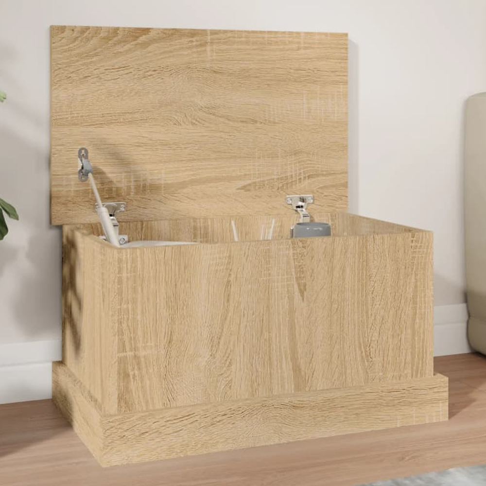 Baina 50cm Wooden Storage Box - Sonoma Oak