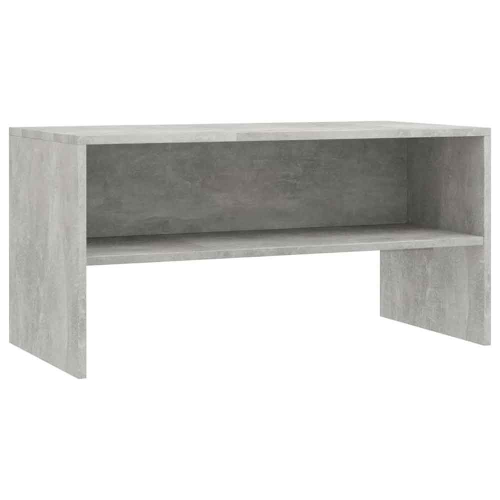 Baina 80cm Wooden TV Stand - Concrete Grey