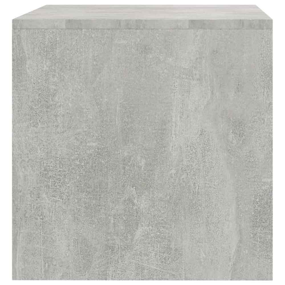 Baina 80cm Wooden TV Stand - Concrete Grey