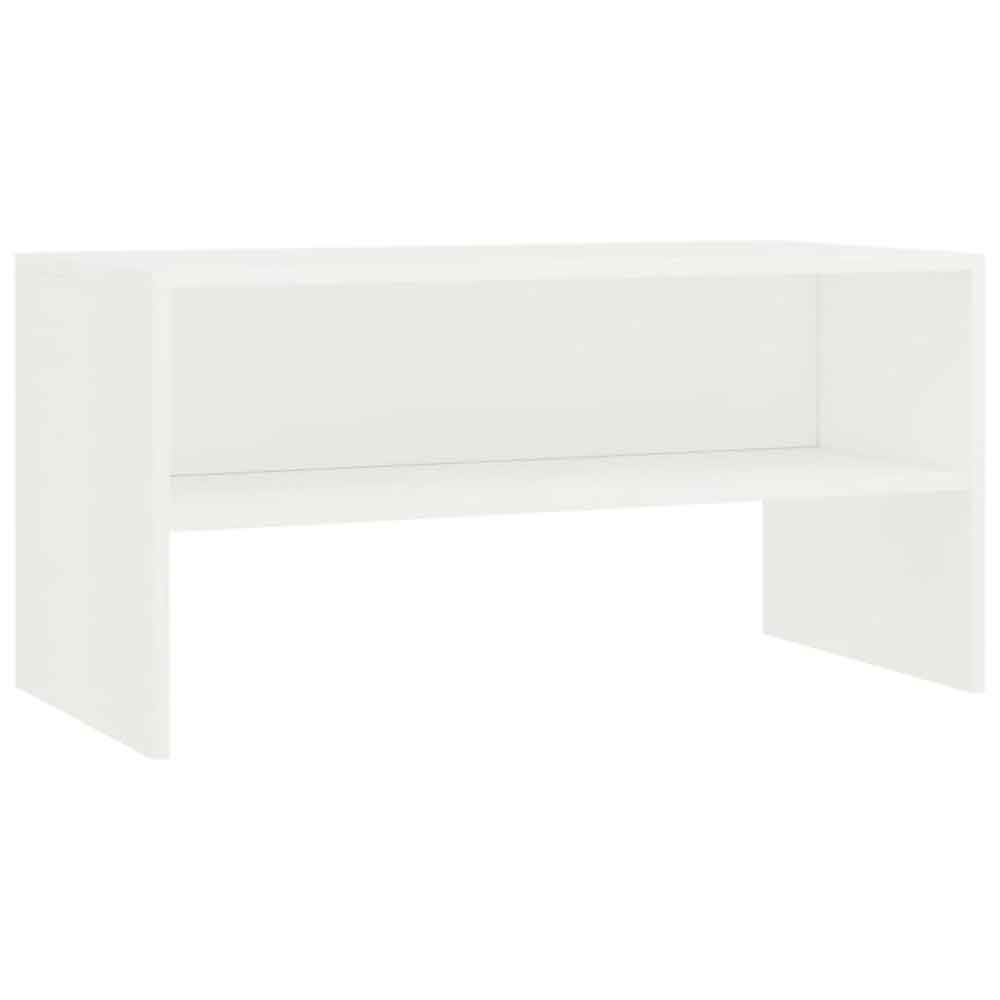 Baina 80cm Wooden TV Stand - White