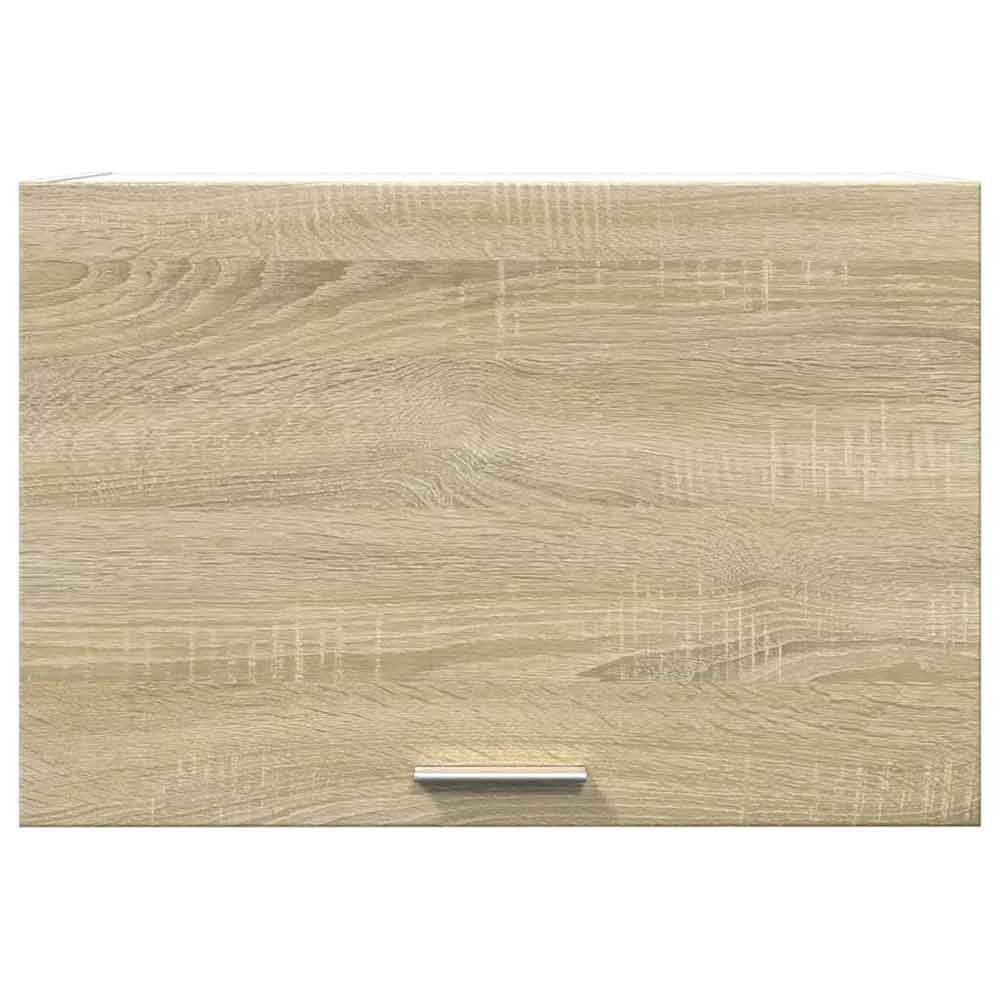 Baina Wall Hung Wooden Storage Cabinet With 1 Doors - Sonoma Oak/White