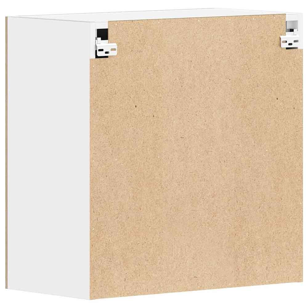 Baina Wall Hung Wooden Storage Cabinet With 2 Doors - Sonoma Oak/White