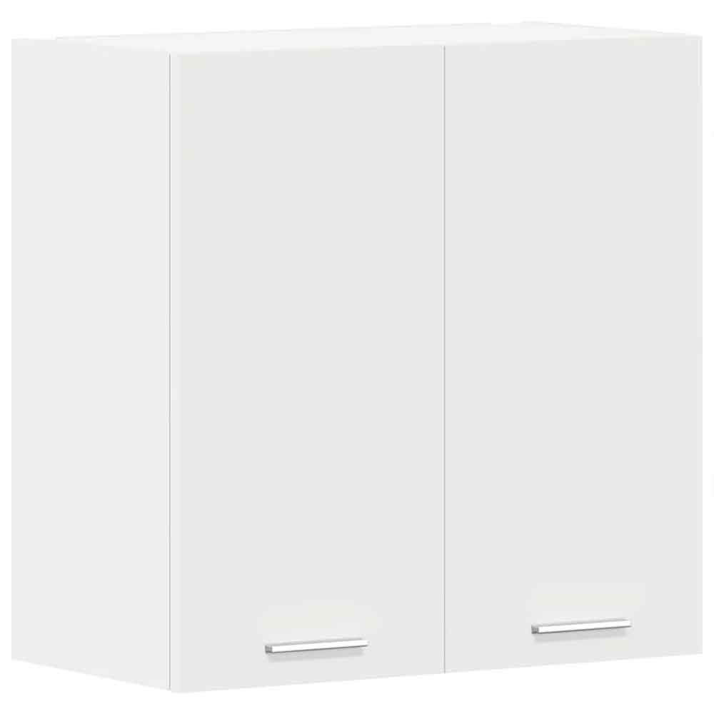 Baina Wall Hung Wooden Storage Cabinet With 2 Doors - White