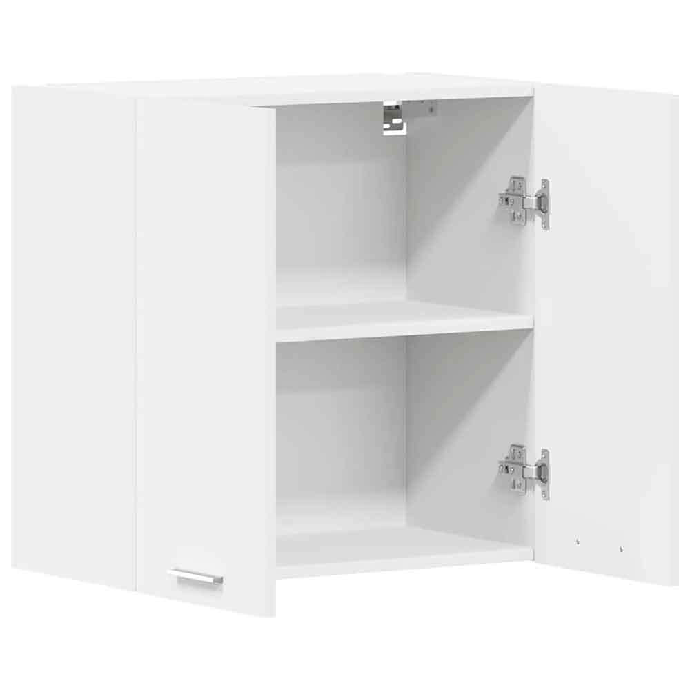 Baina Wall Hung Wooden Storage Cabinet With 2 Doors - White