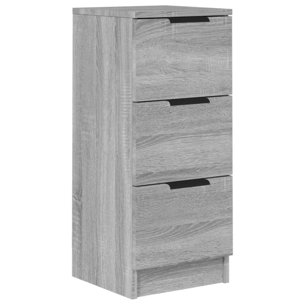 Baina Wooden Chest Of 3 Drawers - Grey Sonoma