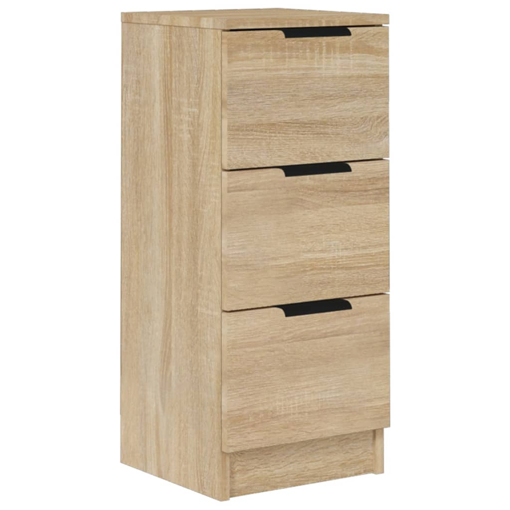 Baina Wooden Chest Of 3 Drawers - Sonoma Oak