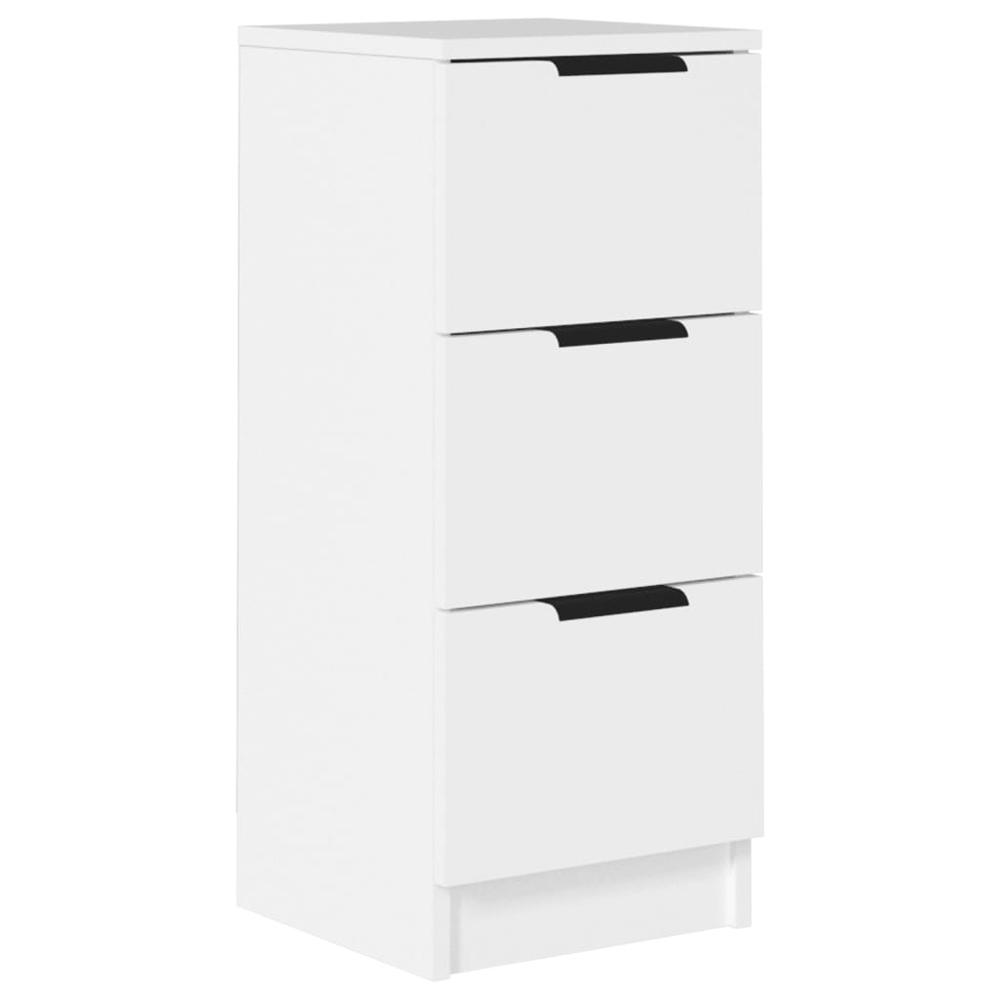 Baina Wooden Chest Of 3 Drawers - White