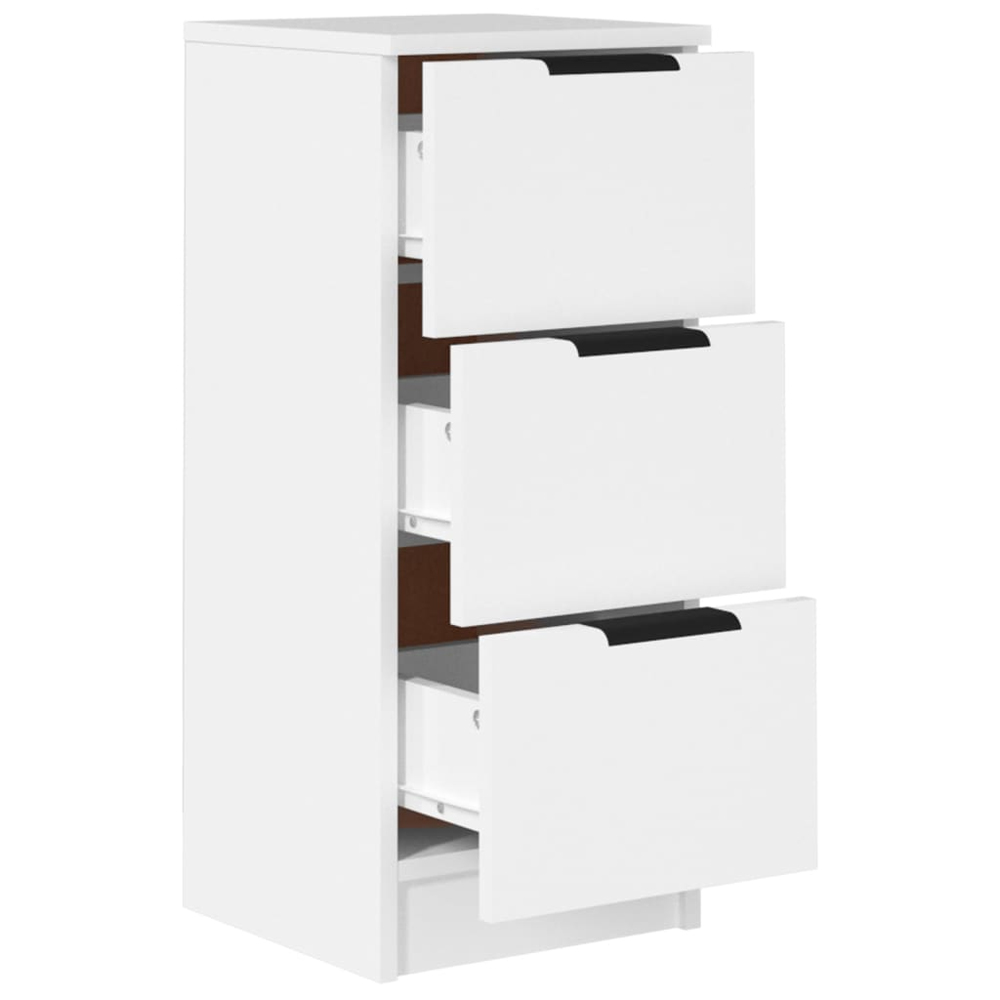 Baina Wooden Chest Of 3 Drawers - White