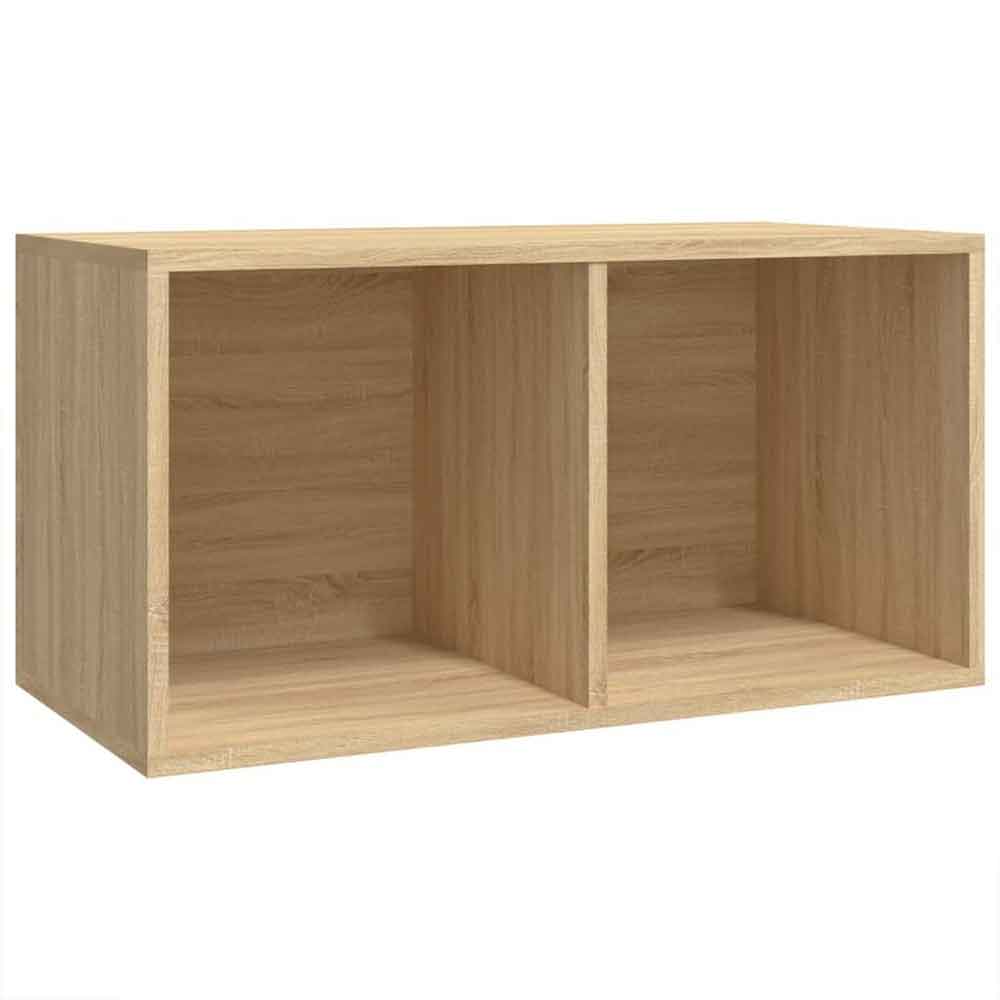 Baina Wooden Filing Cabinet With 2 Shelves - Sonoma Oak