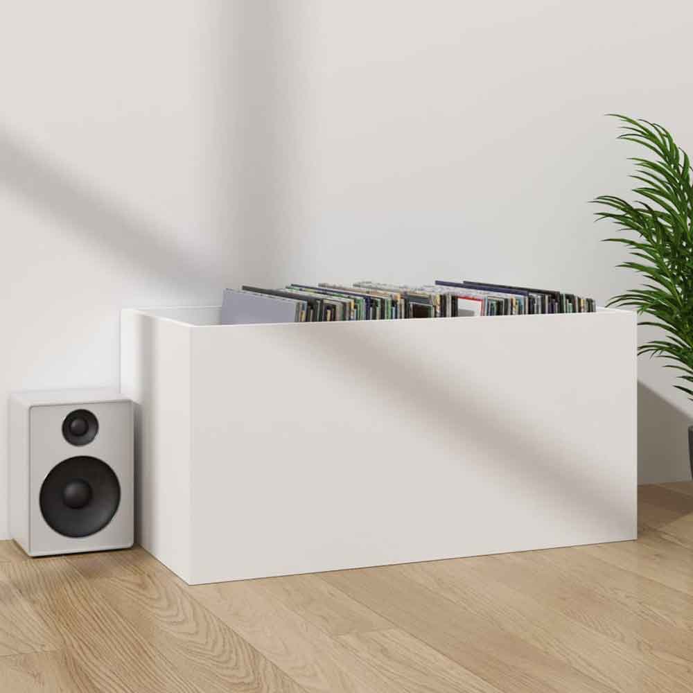 Baina Wooden Filing Cabinet With 2 Shelves - White
