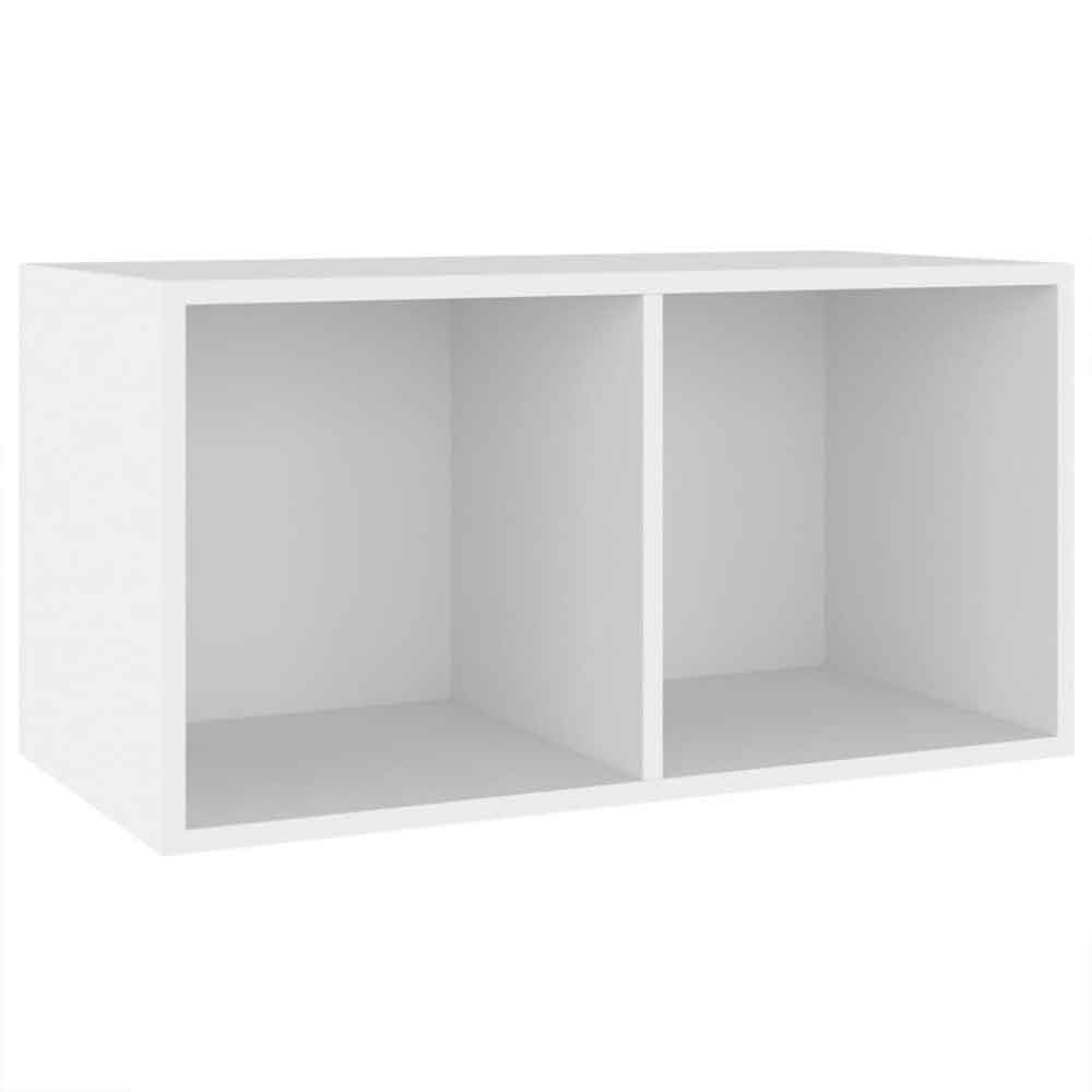 Baina Wooden Filing Cabinet With 2 Shelves - White