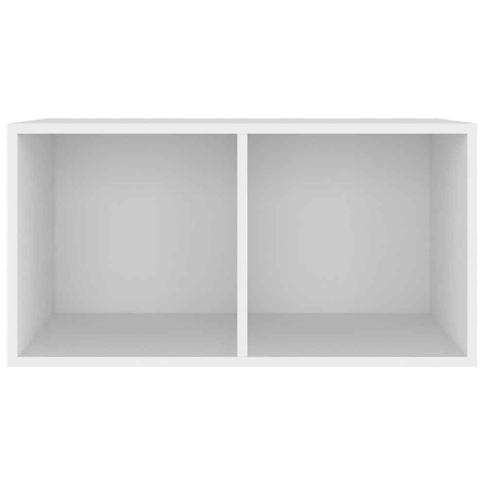 Baina Wooden Filing Cabinet With 2 Shelves - White