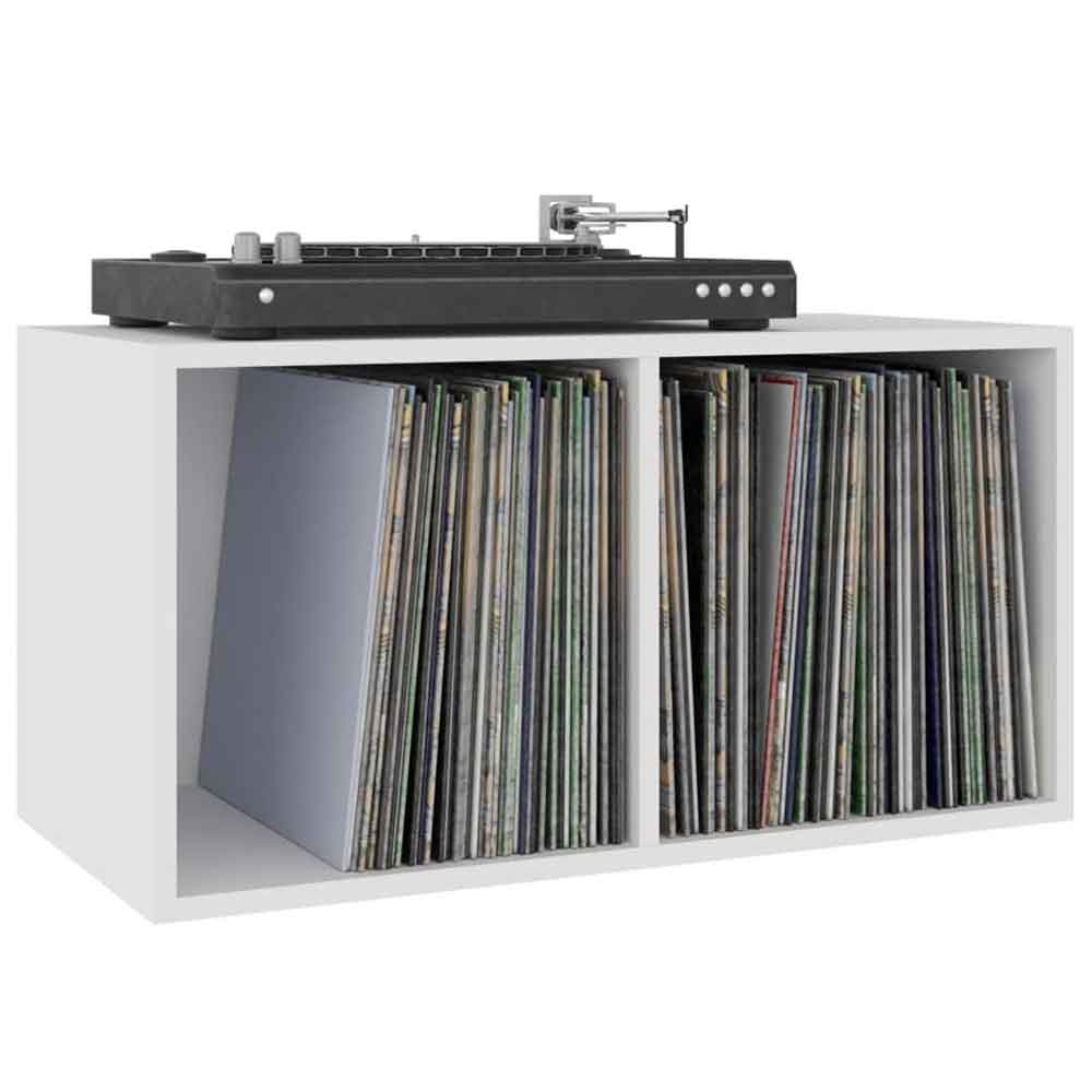 Baina Wooden Filing Cabinet With 2 Shelves - White