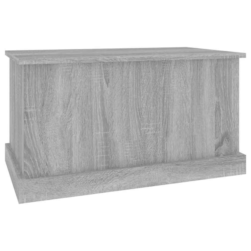 Baina 70cm Wooden Storage Box - Grey Sonoma