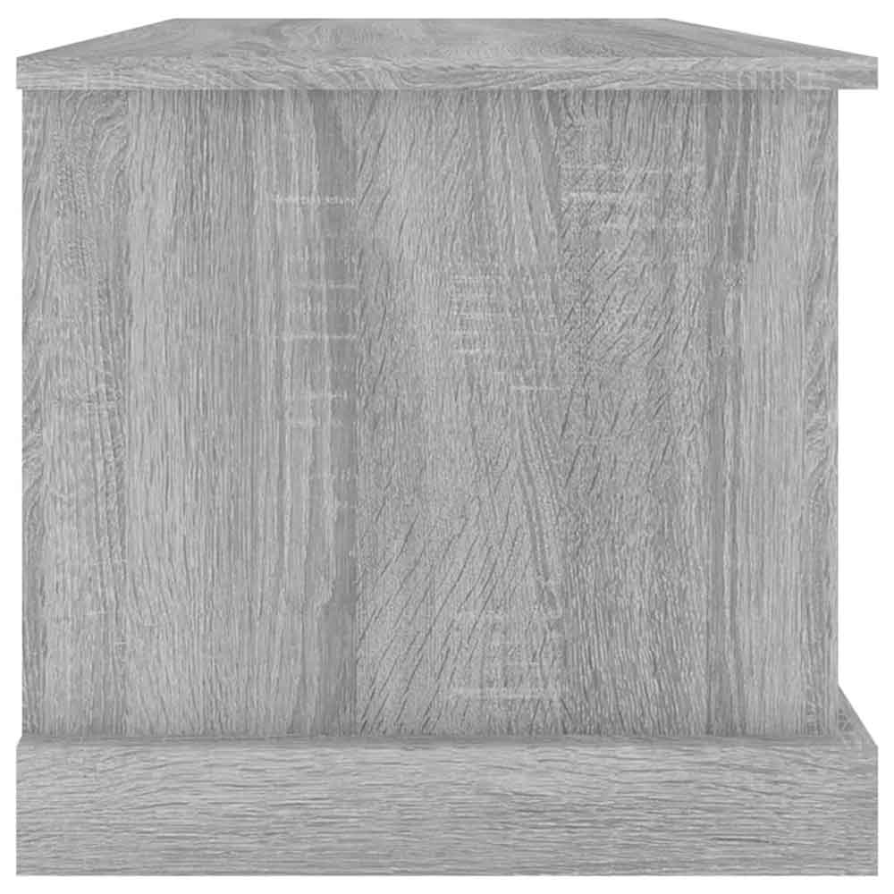 Baina 70cm Wooden Storage Box - Grey Sonoma