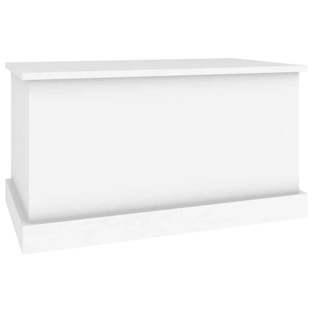 Baina 70cm Wooden Storage Box - White