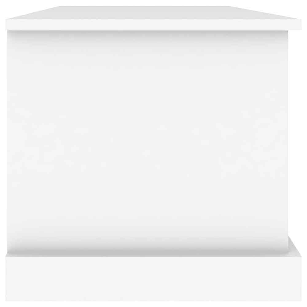 Baina 70cm Wooden Storage Box - White