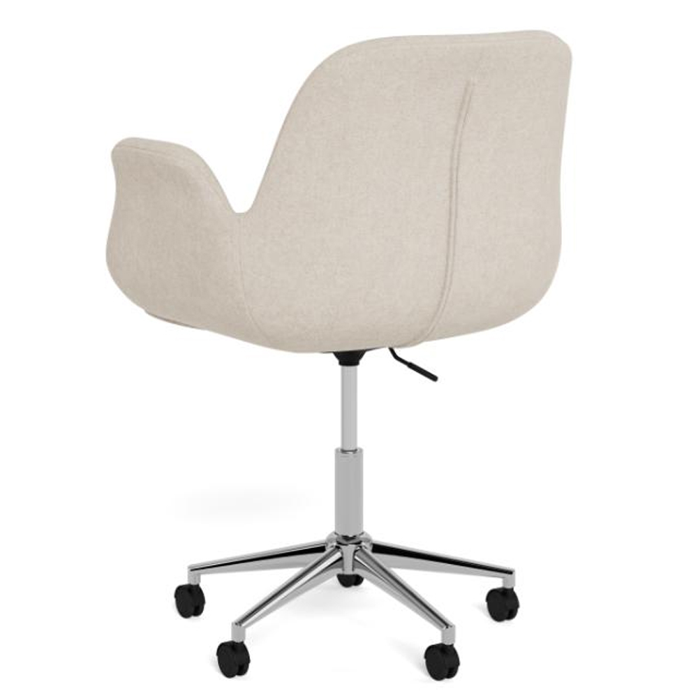 Baku Fabric Home And Office Chair - Beige