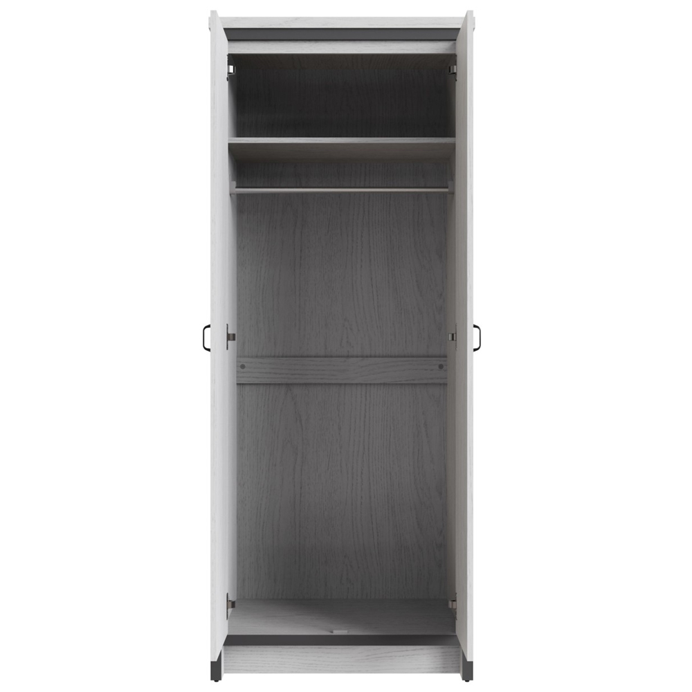 Balcombe Wooden Wardrobe With 2 Doors - White