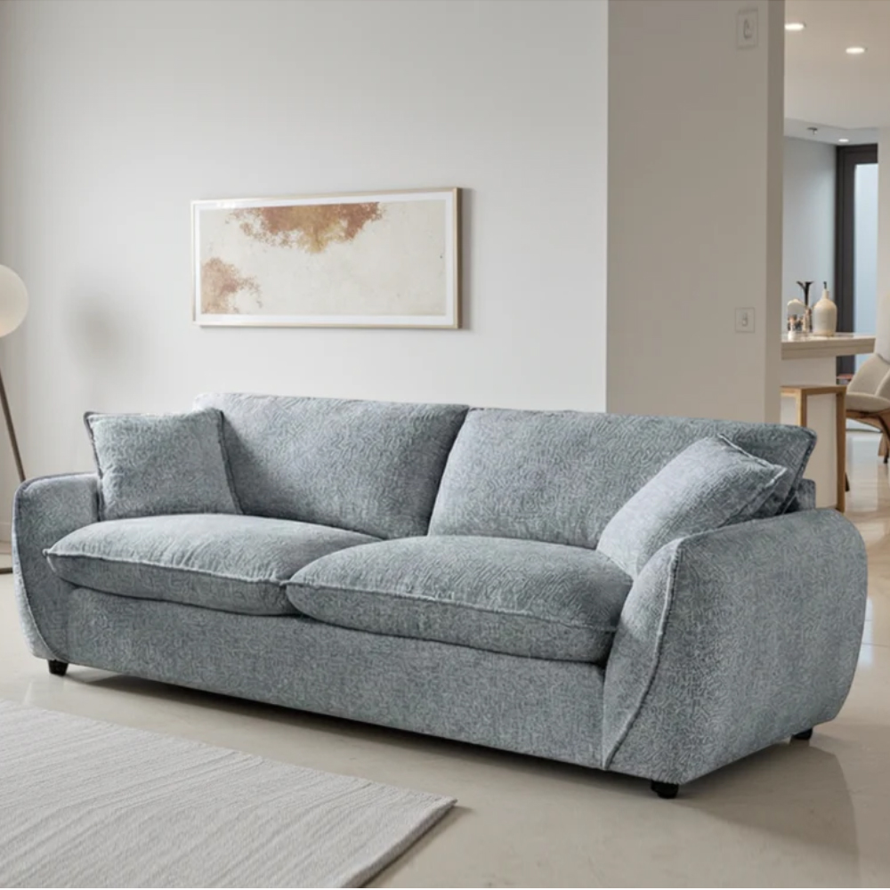 Baleno Fabric 3+2 Seater Sofa Set in Grey