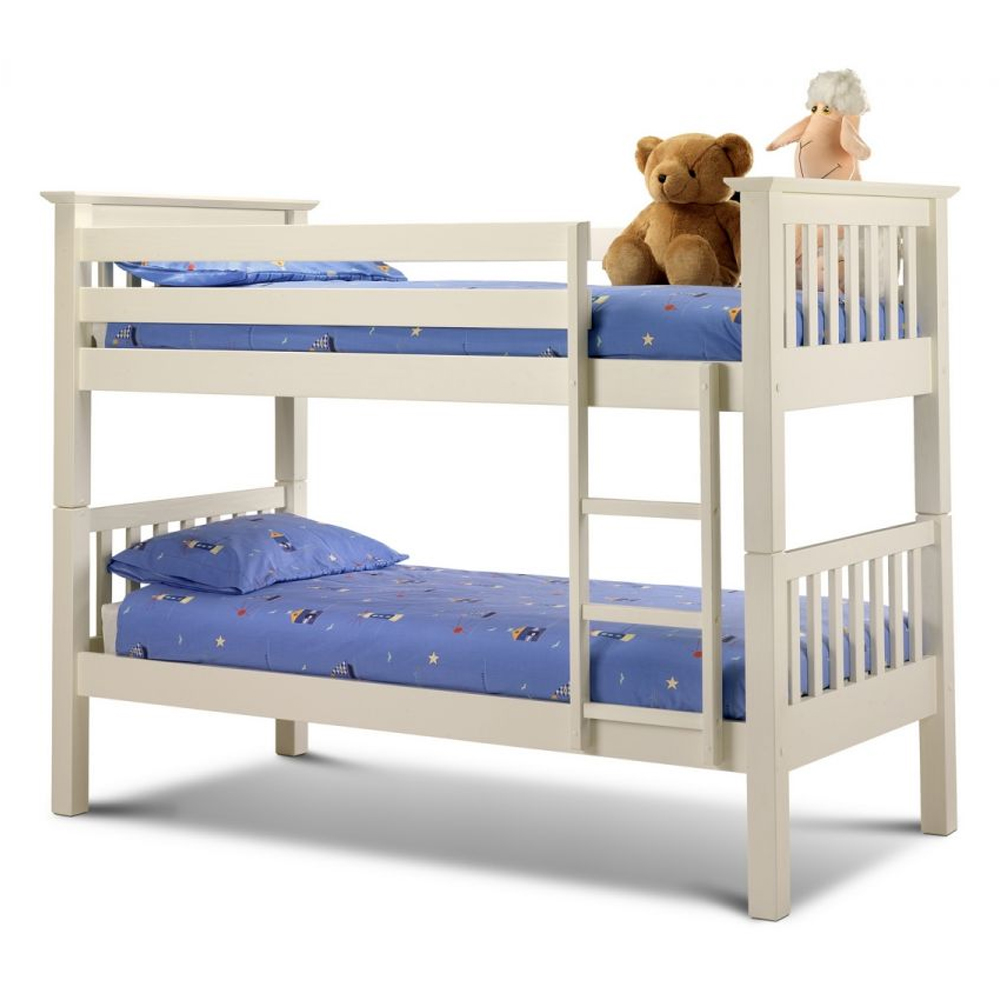 Ballari Wooden Bunk Bed With White